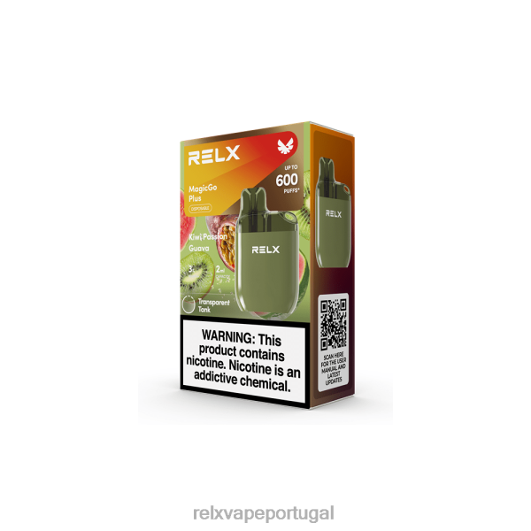 RELX Pods Portugal - RELX MagicGo mais sa600 P02N854 kiwi paixão goiaba
