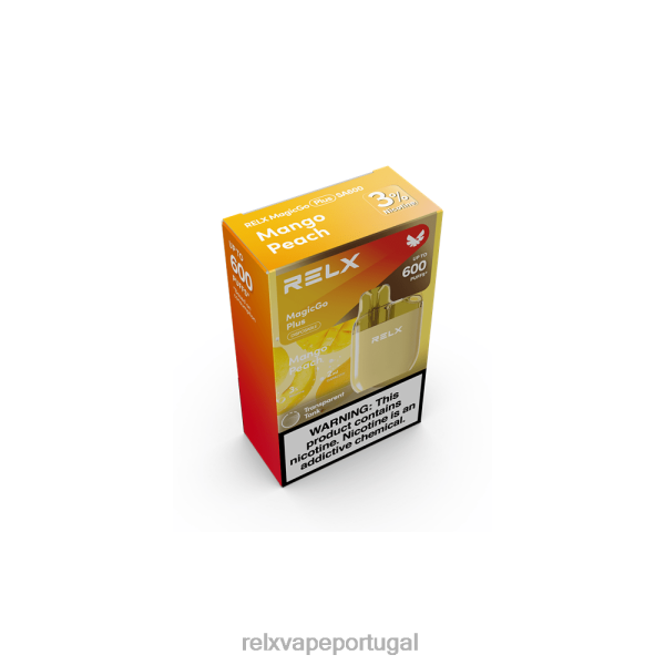 RELX Vape Disposable - RELX MagicGo mais sa600 P02N856 manga pêssego