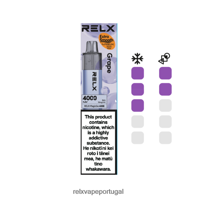 RELX Vape Review - RELX MagicGo 4000 vapores descartáveis uva 6FB6266